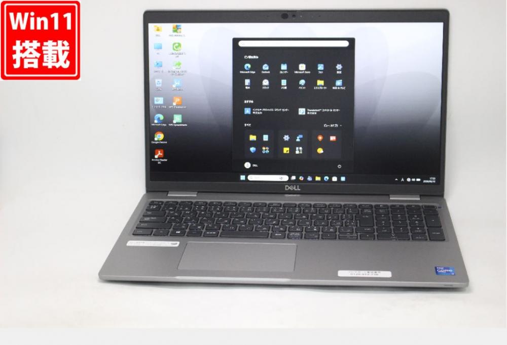 ゲーミングPC 中古 フルHD 15.6型 DELL Precision 3560 Windows11 第11世代 i7-1185G7 16GB NVMe 256GB-SSD NVIDIA T500 カメラ 無線Wi-Fi6 Office付き 中古パソコン 管:1745v