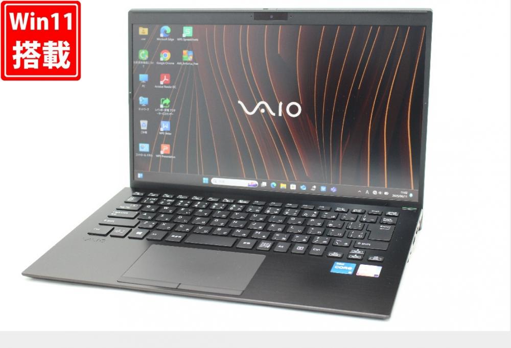 中古 フルHD 14型 SONY VAIO VJPK211KAE3B Windows11 第11世代 i5-1135G7 8GB NVMe 256GB-SSD カメラ 無線Wi-Fi6 Office付 中古パソコン 管:1191w