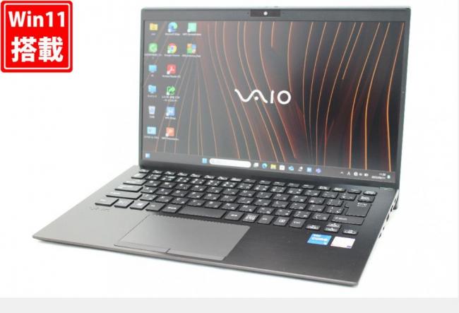 中古良品 フルHD 14型 SONY VAIO VJPK211KAE3B Windows11 第11世代 i5-1135G7 8GB NVMe 256GB-SSD カメラ 無線Wi-Fi6 Office付 中古パソコン 管:1776w