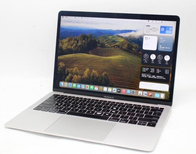 訳有 2K対応 13.3型 Apple MacBook Air A1932 (2018年) macOS 14 sonoma 八世代 i5-8210y 16GB NVMe 256GB-SSD カメラ 無線 中古パソコン 管:1650k