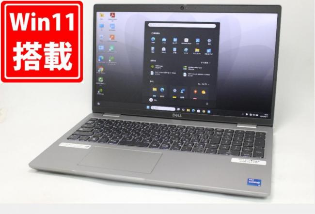 ゲーミングPC 良品 フルHD 15.6型 DELL Latitude 5521 Windows11 8コア 第11世代 i7-11850H 16GB NVMe 512GB-SSD NVIDIA GeForce MX450 カメラ 無線 Office付き 中古パソコン 管:1829m