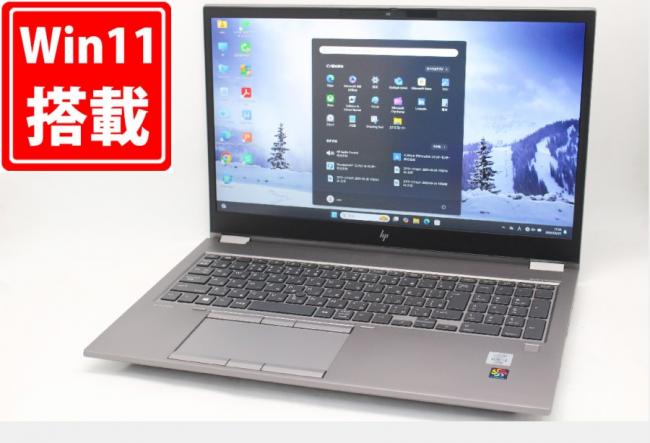 ゲーミングPC  1720時間 中古美品 4K対応 15.6型 HP ZBook Fury 15 G7 Mobile Windows11 8コア 第10世代 i9-10885H 64GB NVMe 2TB-SSD NVIDIA Quadro RTX 5000 with Max-Q Design カメ