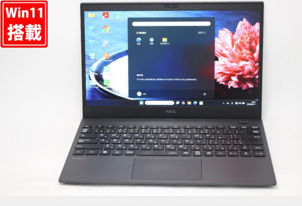 中古 フルHD 13.3型 NEC VersaPro VKV18G-9 Windows11 第10世代 i7-10510U 16GB NVMe 256GB-SSD カメラ 無線Wi-Fi6 Office付き 中古パソコン 管:1811v