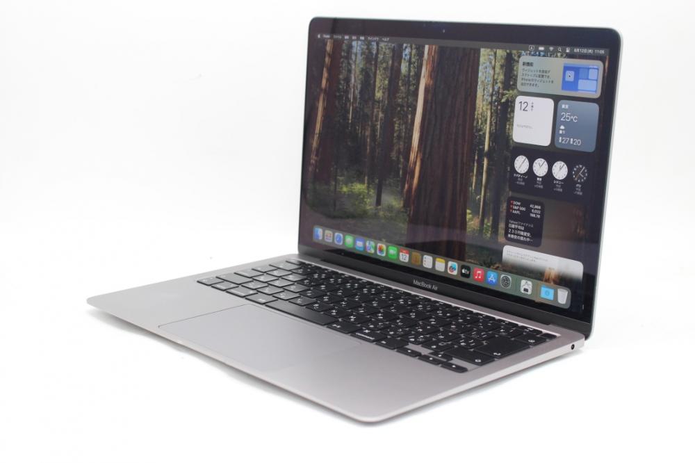 中古良品 2K対応 13.3型 Apple MacBoko Air A2179　グレー macOS 15 Sequoia(正規Win11追加可) 第10世代 i3-1000NG4 8GB NVMe 256GB-SSD カメラ 無線 中古パソコン 管:1138r