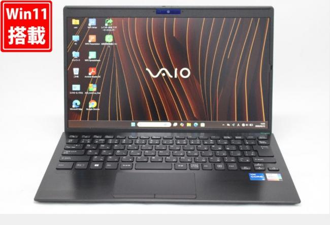 中古 フルHD 13.3型 VAIO ProPG VJPG214 Windows11 10コア 第12世代 i5-1235U 16GB NVMe 256GB-SSD カメラ 無線Wi-Fi6 Office付き 中古パソコン 管:1447w