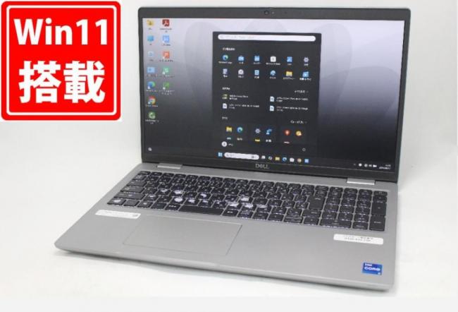 ゲーミングPC 中古 フルHD 15.6型 DELL Latitude 5521 Windows11 8コア 第11世代 i7-11850H 16GB NVMe 512GB-SSD NVIDIA GeForce MX450 カメラ 無線 Office付き 中古パソコン 管:1531m