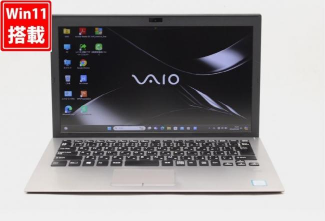 中古 フルHD 13.3型 SONY VAIO VJPG11C11N Windows11 八世代 i5-8250U 8GB 256GB-SSD カメラ 無線 Office付 中古パソコン 税無 管:1612w