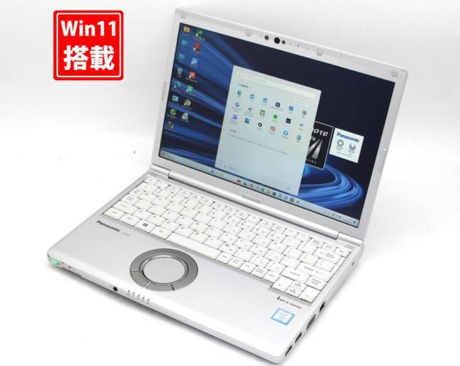 良品 フルHD対応WUXGA 12.1型 Panasonic Let's note CF-SV7R11VS Windows11 八世代 i5-8350u 16GB 256GB-SSD カメラ 無線 Office付 中古パソコン 管:1735s