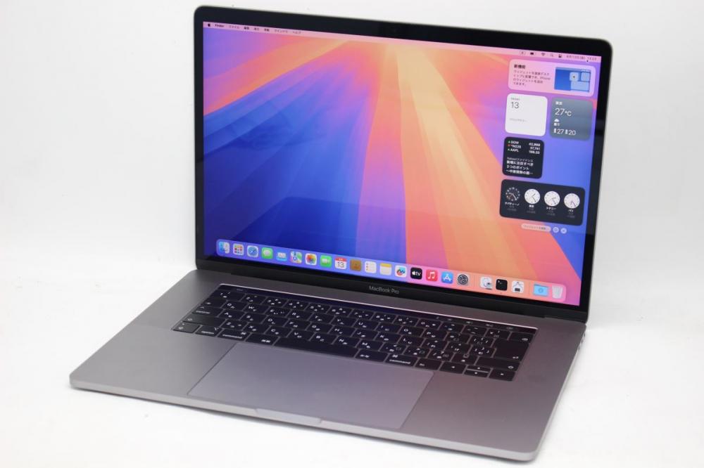 ゲーミングPC  充放電回数93回  良品 2K対応 15.4型 Apple MacBook Pro A1990 Touch2018 グレー macOS 15 Sequoia 八世代 i9-8950HK 32GB NVMe 512GB-SSD Radeon Pro 560X 管:1439h