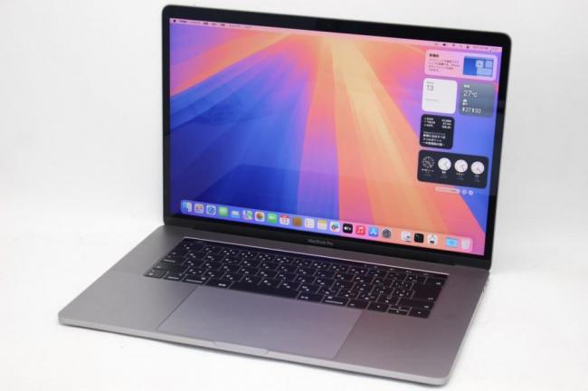 ゲーミングPC  充放電回数93回  良品 2K対応 15.4型 Apple MacBook Pro A1990 Touch2018 グレー macOS 15 Sequoia 八世代 i9-8950HK 32GB NVMe 512GB-SSD Radeon Pro 560X 管:1439h