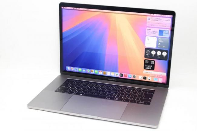 ゲーミングPC  充放電回数88回  良品 2K対応 15.4型 Apple MacBook Pro A1990 Touch2018 グレー macOS 15 Sequoia 八世代 i9-8950HK 32GB NVMe 1TB-SSD Radeon Pro 560X 管:1518h
