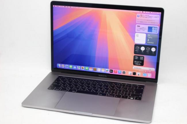 ゲーミングPC  良品 2K対応 15.4型 Apple MacBook Pro A1990 Touch2018 グレー macOS 15 Sequoia(正規Win11追加可) 八世代 i7-8850H 16GB NVMe 512GB-SSD Radeon Pro 560X 管:1716h