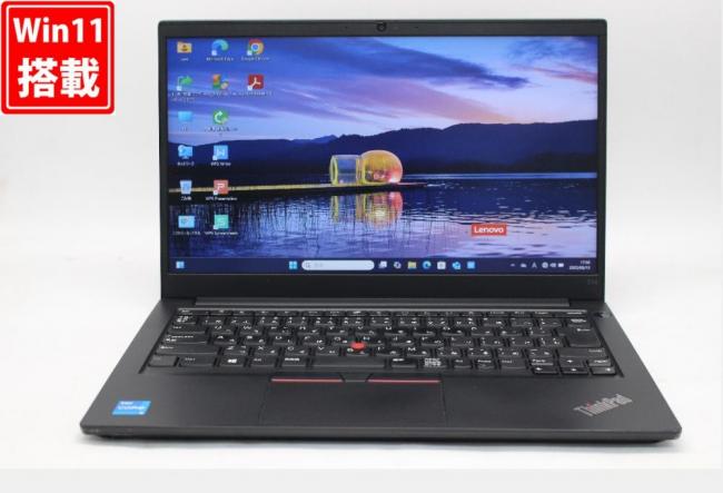 中古 フルHD 14型 Lenovo ThinkPad E14 Gen2 Windows11 第11世代 i5-1135G7 8GB NVMe 256GB-SSD カメラ 無線Wi-Fi6 Office付 中古パソコン 管:1873w