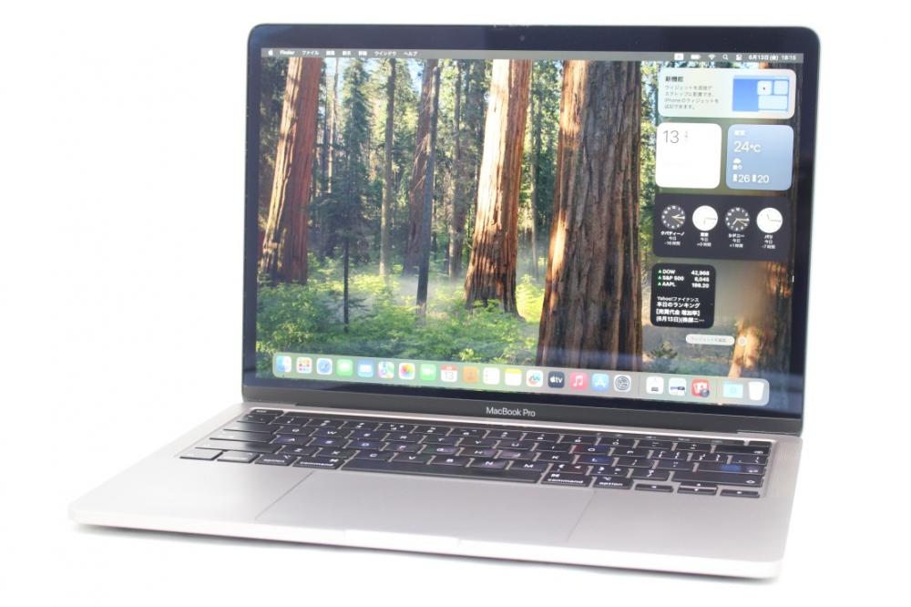 中古良品 2K対応 13.3型 Apple MacBook Pro A2251 (2020,TouchBar) グレー macOS 15 Sequoia(正規Win11追加可) 第10世代 i7-1068NG7 16GB NVMe 1TB-SSD カメラ 無線 中古パソコン 管:1809r