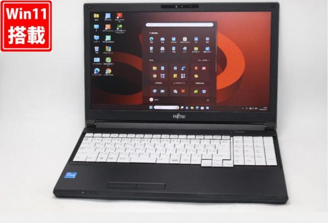 中古 フルHD 15.6型 Fujitsu LIFEBOOK A5512KX Windows11 10コア 第12世代 i5-1235U 8GB NVMe 256GB-SSD カメラ 無線Wi-Fi6 Office付き 中古パソコン 管:1344v