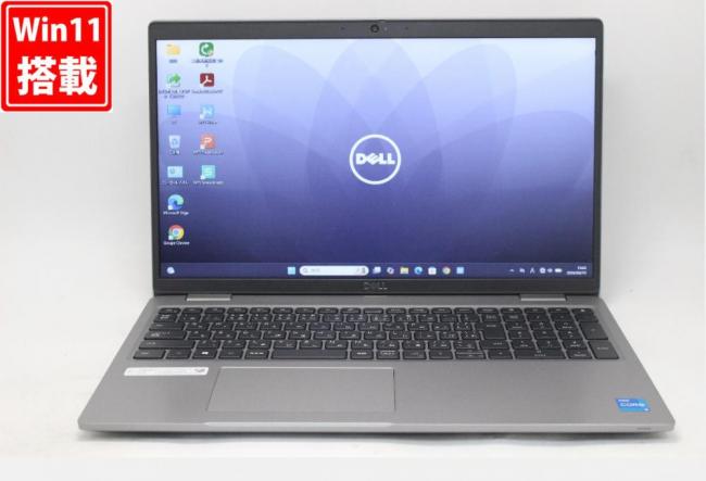 中古 15.6型 DELL Latitude 5520 Windows11 第11世代 i5-1135G7 8GB NVMe 256GB-SSD カメラ 無線 Office付き 中古パソコン  管:1531w