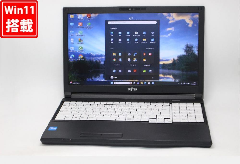 良品 フルHD 15.6型 Fujitsu LIFEBOOK A5512KX Windows11 10コア 第12世代 i5-1235U 8GB NVMe 256GB-SSD カメラ 無線Wi-Fi6 Office付き 中古パソコン 管:1613v