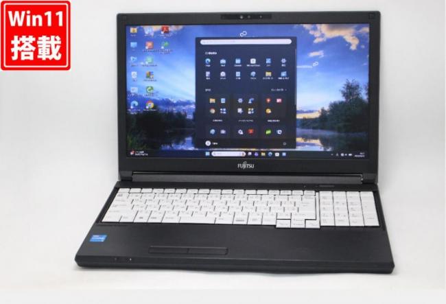 良品 フルHD 15.6型 Fujitsu LIFEBOOK A5512KX Windows11 10コア 第12世代 i5-1235U 8GB NVMe 256GB-SSD カメラ 無線Wi-Fi6 Office付き 中古パソコン 管:1613v