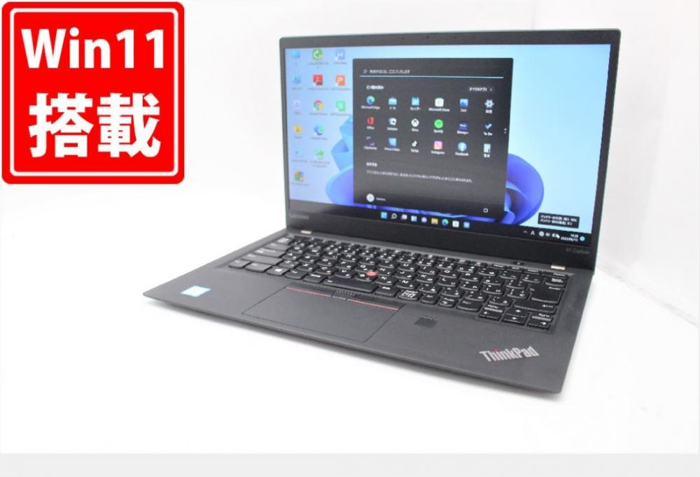   新品256GB-SSD搭載  良品 フルHD 14型 Lenovo ThinkPad X1 Carbon Windows11 七世代 i5-7200U 8GB カメラ 無線 Office付 中古パソコン 税無