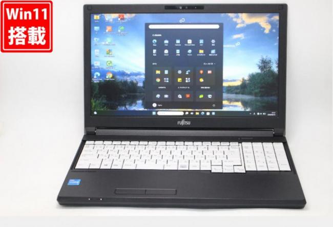 良品 フルHD 15.6型 Fujitsu LIFEBOOK A5512KX Windows11 10コア 第12世代 i5-1235U 8GB NVMe 256GB-SSD カメラ 無線Wi-Fi6 Office付き 中古パソコン 管:1725v