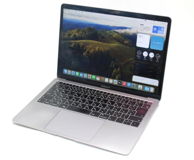 良品 2K対応 13.3型 Apple MacBook 2019 A1932 グレー macOS 14　Sonoma(正規Win11追加可) 八世代 i5-8210y 16GB NVMe 512GB-SSD カメラ 無線 中古パソコン 管:0908s