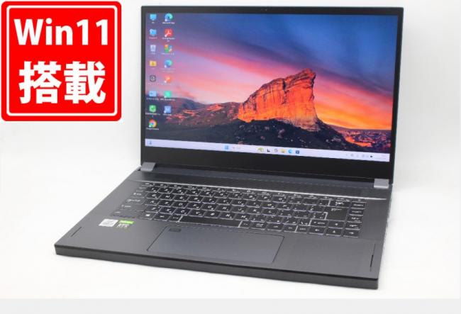 ゲーミングPC  中古美品 4K対応 15.6型 ELSA VELUGA 5000 G2 Windows11 8コア 第10世代 i9-10980HK 64GB NVMe 2TB-SSD (1TBx2) NVIDIA Quadro RTX 5000 with Max-Q Design カメラ 無線W