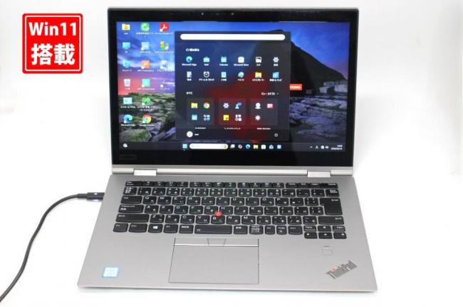 中古 フルHD タッチ 14型 Lenovo ThinkPad 2in1 X1 Yoga 3rd Gen Windows11 第8世代 i7-8650u 16GB NVMe 256GB-SSD カメラ 無線 Office付き 中古パソコン 管:1350s