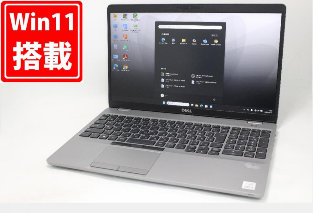 中古良品 フルHD 15.6型 DELL Latitude 5511 Windows11 第10世代 i7-10850H 16GB NVMe 512GB-SSD NVIDIA GeForece MX250 カメラ LTE 無線Wi-Fi6 Office付き 中古パソコン 管:1463m
