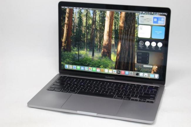 良品 2K液晶 13.3型 Apple MacBook Pro A2251(2020年 Touch Bar) グレー macOS 26 Tahoe(正規Win11追加可) 第10世代 i7-1068NG7 16GB NVMe 512GB-SSD カメラ 無線 中古パソコン 管:1448h