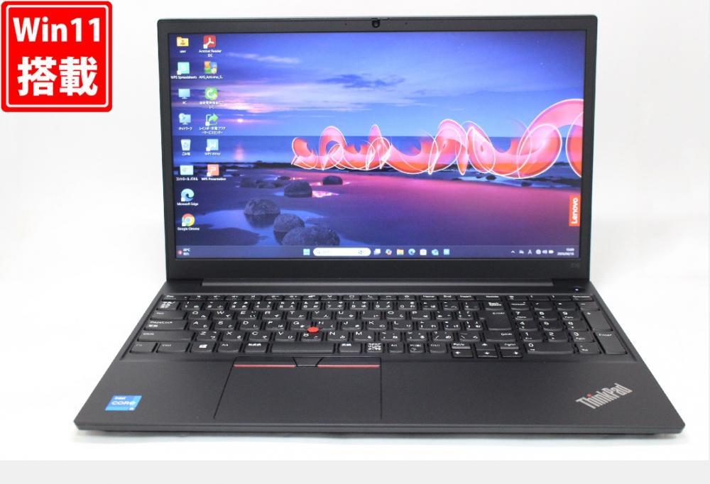 良品 フルHD 15.6型 Lenovo ThinkPad E15 Gen2 Windows11 第11世代 i5-1135G7 8GB NVMe 256GB-SSD カメラ 無線Wi-Fi6 Office付き 中古パソコン 管:1636w