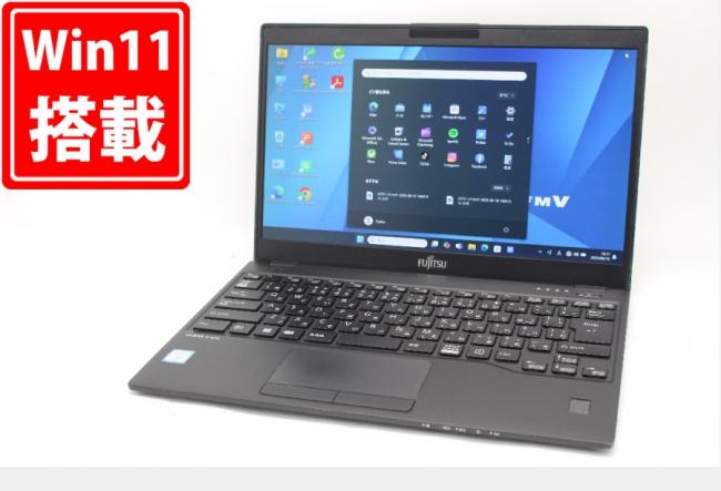 1335時間 中古良品 フルHD 13.3型 Fujitsu LIFEBOOK U939A Windows11 八世代 i5-8365U 8GB 256GB-SSD LTE 無線 Office付 中古パソコン 管:1662m