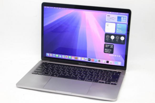 中古良品 2K対応 13.3型 Apple MacBook Pro A2251 (2020,TouchBar) グレー macOS 15 Sequoia(正規Win11追加可) 第10世代 i7-1068NG7 32GB NVMe 1TB-SSD カメラ 無線 中古パソコン 管:1657h