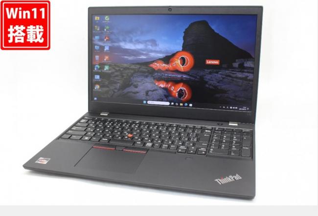 NVMe 新品256GB-SSD 良品 フルHD 15.6型 Lenovo ThinkPad L15 Gen1 Windows11 AMD Ryzen 5 PRO 4650U 16GB カメラ 無線Wi-Fi6 Office付 中古パソコン 管:1846w