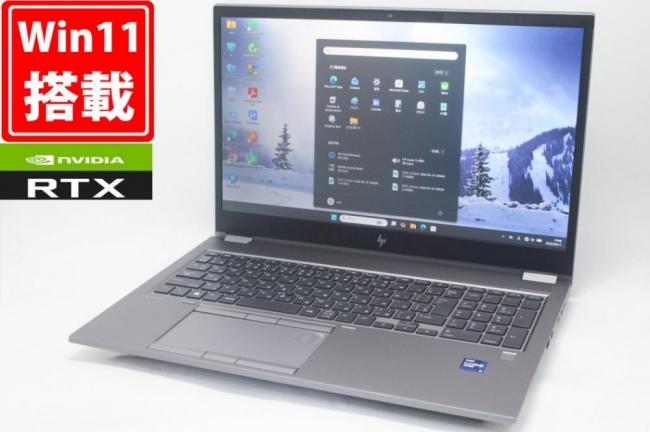 ゲーミングPC 中古美品 フルHD 15.6型 HP ZBook Fury 15.6inch G8 Windows11 8コア 第11世代 i9-11950H 64GB NVMe 2TB-SSD NVIDIA RTX A4000 カメラ LTE 無線Wi-Fi6 Office付き 中古パソコン 管: