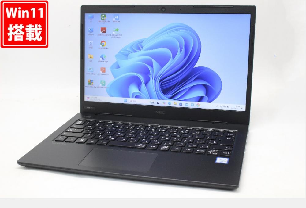 良品 フルHD 14型 NEC VersaPro VKT16M-7 Windows11 八世代 i5-8265U 8GB NVMe 256GB-SSD カメラ 無線 Office付 中古パソコン 管:1354w