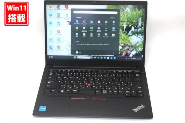 良品 フルHD 14型 Lenovo ThinkPad E14 Gen2 Windows11 第11世代 i5-1135G7 16GB NVMe 256GB-SSD カメラ 無線Wi-Fi6 Office付き 中古パソコン 管:1317s
