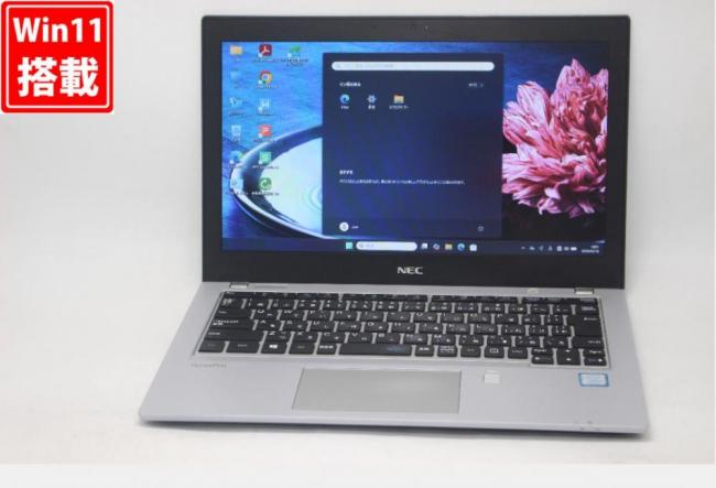 中古 12.5型 NEC VersaPro VKT16B-3 Windows11 第8世代 i5-8250U 8GB NVMe 256GB-SSD カメラ 無線 Office付き 中古パソコン  管:1335v