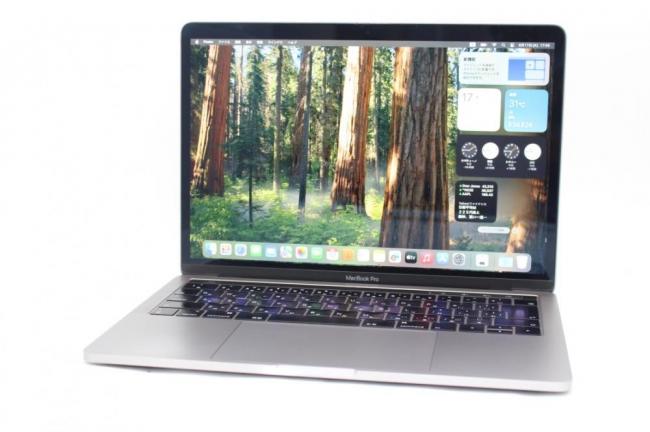 中古 2K対応 13.3型 Apple MacBook Pro A1989 (TouchBar2019) グレー macOS 15 Sequoia(正規Win11追加可) 八世代 i5-8279U 16GB NVMe 256GB-SSD カメラ 無線 中古パソコン 管:1813r