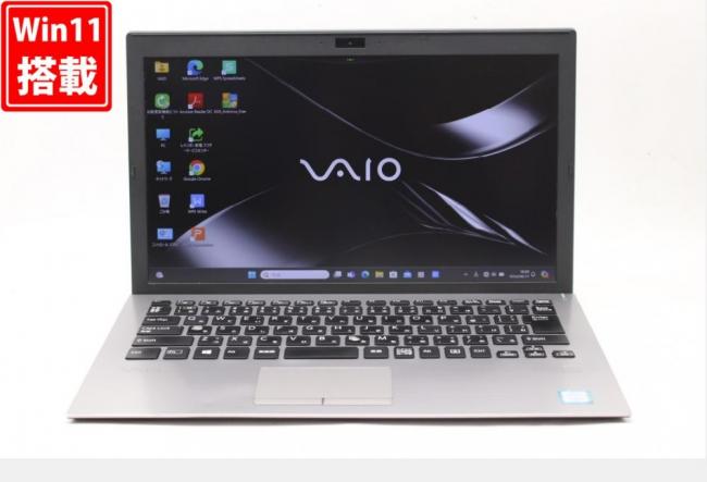 中古 フルHD 13.3型 SONY VAIO VJPG11C11N Windows11 八世代 i5-8250u 8GB 256GB-SSD カメラ 無線 Office付 中古パソコン 税無 管:1844w