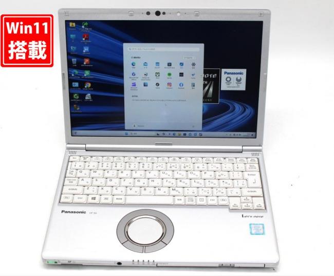 中古 フルHD対応WUXGA 12.1型 Panasonic Let's not CF-SV7UFKVS Windows11 八世代 i7-8650U 16GB 512GB-SSD カメラ 無線 中古パソコン 管:1842s