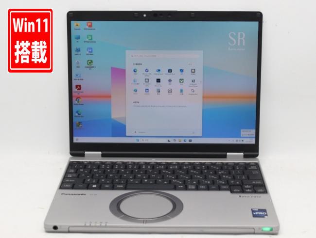 中古美品 フルHD 12.4型 Panasonic Let's note CF-SR3S13AS Windows11 10コア 第12世代 i5-1245u 16GB NVMe 256GB-SSD カメラ 無線Wi-Fi6 Office付き 中古パソコン 管:1845k