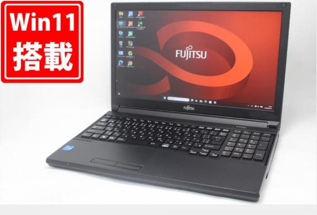 良品 フルHD 15.6型 Fujitsu LIFEBOOK A5512K Windows11 10コア 第12世代 i5-1235U 8GB NVMe 256GB-SSD 無線Wi-Fi6 Office付き 中古パソコン 管:1145m