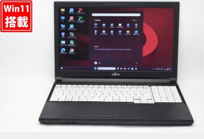 新品256GB-SSD 良品 15.6型 Fujitsu LIFEBOOK A5511G Windows11 第11世代 i5-1135G7 8GB カメラ Office付 中古パソコン 税無 管:1436v