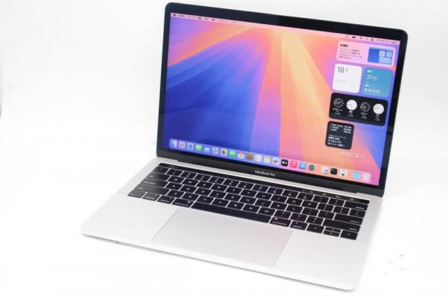訳有 2K対応 13.3型 Apple MacBook Pro A1989 (Mid-2018 TouchBar) macOS 15 Sequoia(正規Win11追加可) 八世代 i5-8279U 8GB NVMe 256GB-SSD カメラ 無線 中古パソコン 管:1736h