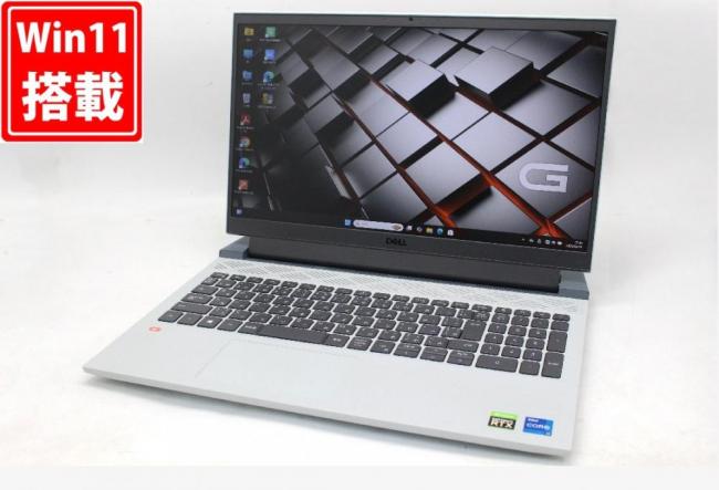 ゲーミングPC  美品 フルHD 15.6型 DELL G15 5511 Windows11 8コア 第11世代 i7-11800H 16GB NVMe 512GB-SSD GeForce RTX 3050ti カメラ 無線Wi-Fi6 Office付 中古パソコン 管:0957w