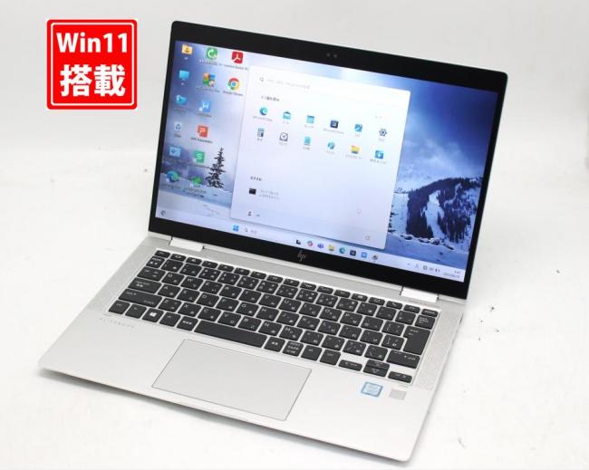 中古 フルHD 13.3型 HP EliteBook X360 1030g3 Windows11 八世代 i5-8250u 8GB NVMe 256GB-SSD カメラ 無線 Office付 中古パソコン 管:0927s