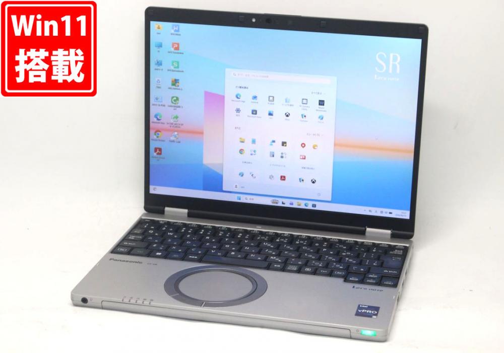 中古 フルHD 12.4型 Panasonic Let’s note CF-SR4RDAAS グレー Windows11 10コア 第13世代 i5-1345u 16GB NVMe 256GB-SSD カメラ 無線Wi-Fi6 Office付き 中古パソコン 管:1046h