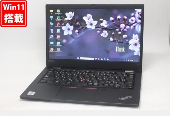 中古美品 13.3型 Lenovo ThinkPad L13 Windows11 第10世代 i5-10210U 8GB NVMe 256GB-SSD カメラ 無線 Office付き 中古パソコン 管:1158w