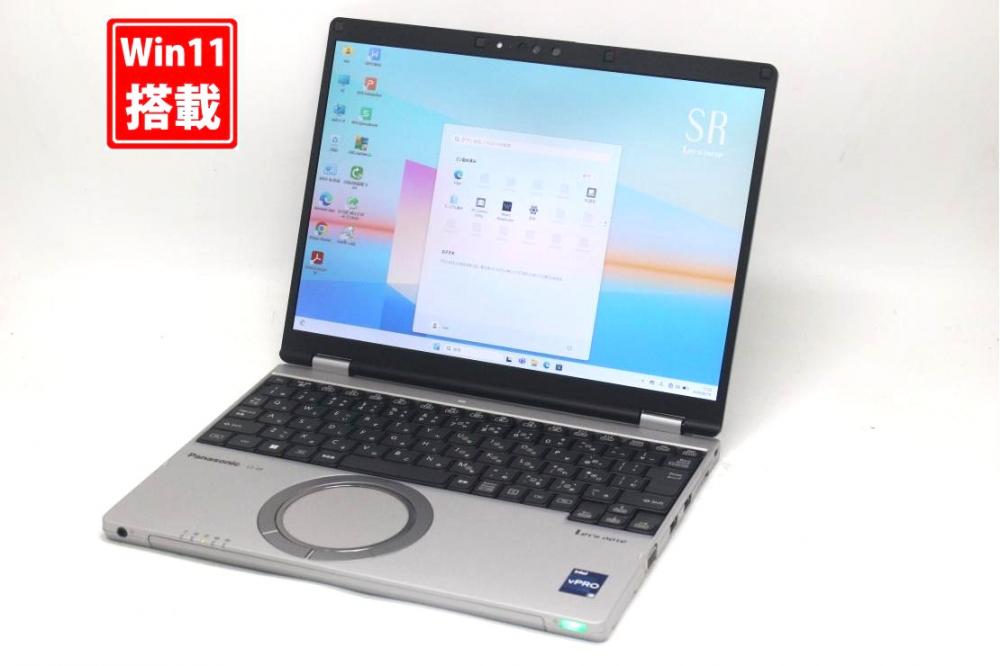使用94時間 中古 フルHD 12.4型 Panasonic Let's note CF-SR3SKAAS Windows11 10コア 第12世代 i5-1245u 16GB NVMe 256GB-SSD カメラ 無線Wi-Fi6 Office付き 中古パソコン 管:1059s