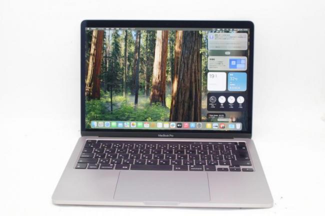 良品 2K対応 13.3型 Apple MacBook Pro A2289(Touch Bar2020)グレー macOS 15 Sequoia(正規Win11追加可) 八世代 i5-8257u 8GB NVMe 256GB-SSD カメラ 無線 中古パソコン 管:1250k